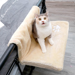 Orthopedic Cat Hanging Bed, supportive elevated bed for cats, promoting comfort and joint relief