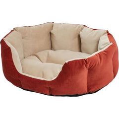 Midwest Quiet Time Deluxe Pet Tulip Bed-Small, cozy and cushioned bed for small dogs and cats, ideal for comfort and rest