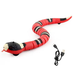 One interactive snake cat toy and 1 USB cable,