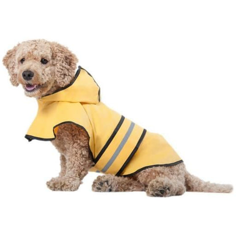 Rainy Day Dog Slicker, waterproof dog raincoat with adjustable straps for protection against rain and wet weather