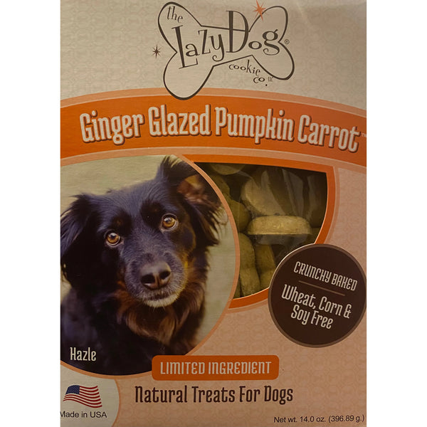 Ginger Glazed Pumpkin Carrot Dog Treats