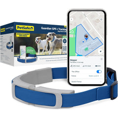 PetSafe Guardian GPS + Tracking Dog Fence Collar, advanced pet collar with GPS tracking and wireless containment system