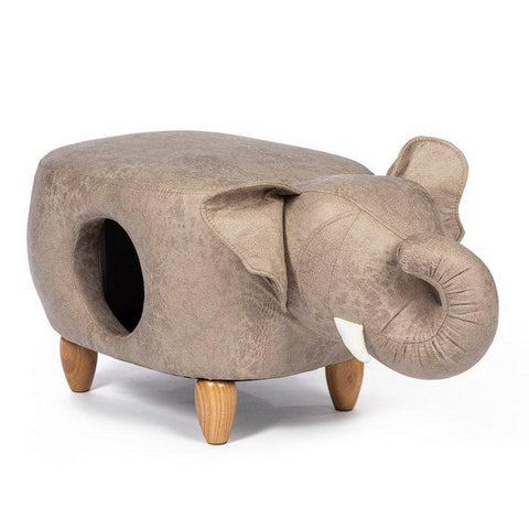 Prevue Pet Products Elephant Ottoman, cute and functional pet furniture for comfortable lounging and play