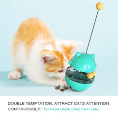 Interactive Cat IQ Treat Ball, engaging puzzle toy for mental stimulation and treat rewards