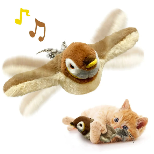 Interactive Flapping Bird Cat Toy