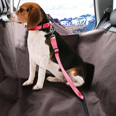 Pet Car Seat Belt, adjustable safety harness for pets, ensuring secure travel and comfort in vehicles