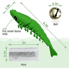 Pet Cat Toothbrush Toy, dual-purpose toy for dental hygiene and play, designed to clean cats' teeth while they play