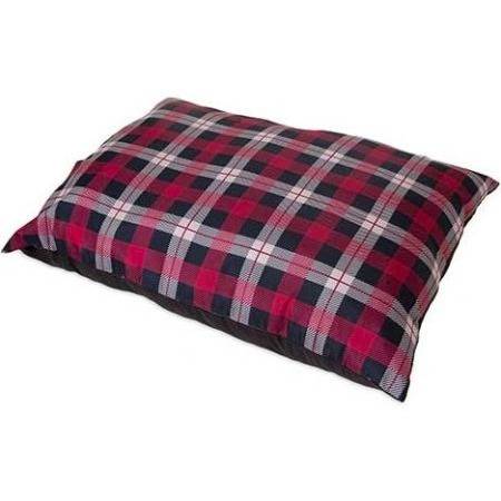 Petmate Rectangular Plaid Pillow Dog Bed